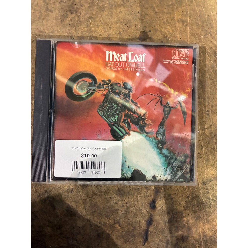 Meat Loaf Bat Out of Hell CD Jim Steinman Rock Album EK 34974